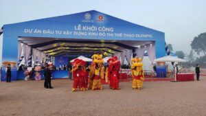 lễ khởi công dự án đầu tư xây dựng Khu đô thị Thể thao Olympic